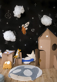 Шерстяной стираемый ковер Astromouse 100D