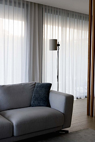 Торшер Guadalupe черный/бежевый