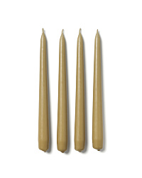 Набор Talinen из 4 бежевых свечей