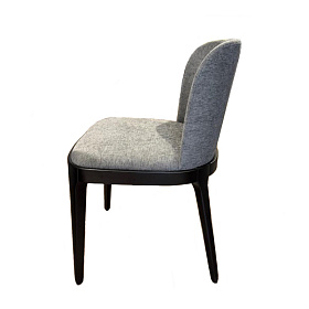 Стул Garbo ткань Artex melange 18, матовые черные ножки