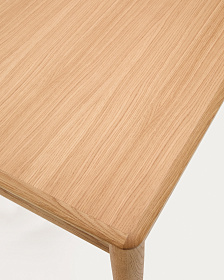 Раздвижной стол Lenon из натурального массива дуба и шпона 200(280)x90