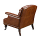 Кресло Chester 5163 из коньячно-коричневой кожи