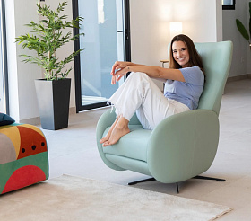 Кресло-реклайнер Mondrian Piel XL с ручным управлением