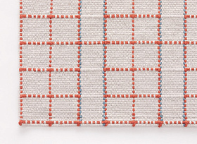 Ковер уличный Reti терракотово-синий