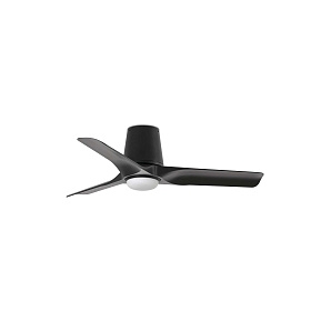 Потолочный вентилятор HEY TUB S Ш900mm черный 3 P LED 10W CCT