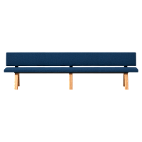 Скамейка Plania Bench 280 см со спинкой