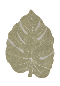 Ковер Лист монстеры - оливковый 200*300