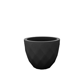 Кашпо Vases Nano матовое антрацит Ø14x12