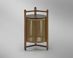 Уличный переносной светильник Kando P/76/R Outdoor песочный Cord