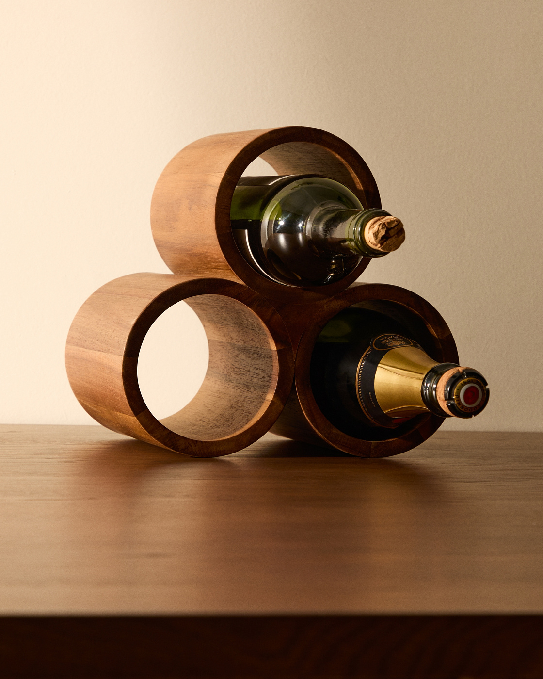 Подставка для бутылок Sesilu из  древесины акации