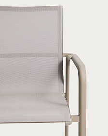 Уличный стул Canea из бежевого алюминия