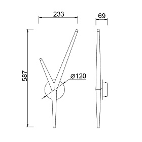 9230 Настенный светильник ARRECIFE