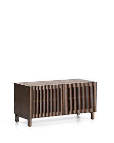 Тумба для обуви Beyla из ясеня с отделкой под орех