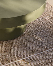 Aiguablava Журнальный столик зеленый цементный Ø66 см