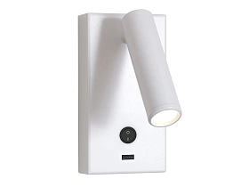 Бра Manhattan c USB белый