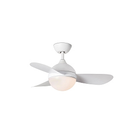 Белый потолочный вентилятор с освещением Hvar 24W