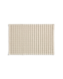 Хлопковый коврик для ванной Merade с зелеными полосками, 50 x 80 см