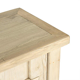 Деревянный комод с натуральной отделкой Lilos