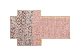 Ковер Mangas Space Rhombus розовый 160x250