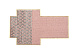 Ковер Mangas Space Rhombus розовый 160x250