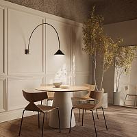 Настенный светильник Hinoo золотой/черный