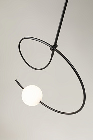 Подвесной светильник Loop LOO_4125R с углубленным навесом черный