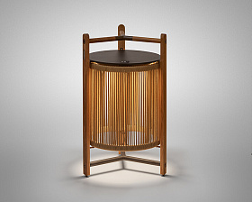 Уличный переносной светильник Kando P/76/R Outdoor песочный Cord