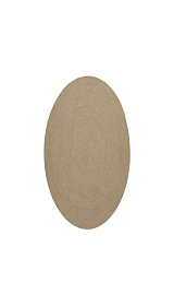 Ковер Despas из синтетических волокон бежевый Ø150 см