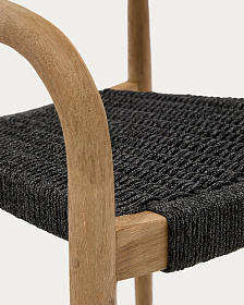 Кресло Glynis натуральный, черный