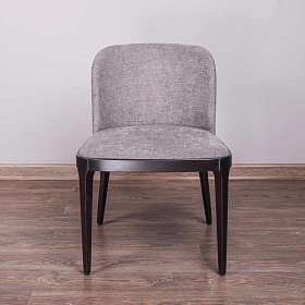 Стул Garbo ткань Artex melange 18, матовые черные ножки