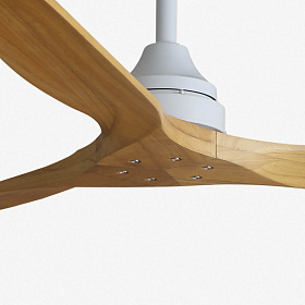 Вентилятор ALO DC Ш1520MM  белый / древесный 3 PALAS 