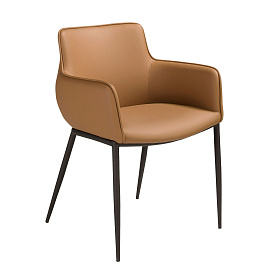 Стул 4177 из коричневой экокожи