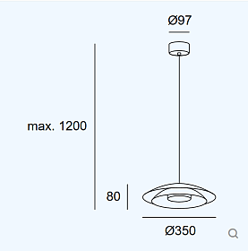 Подвесной светильник Noway Small 00-8392-05-05