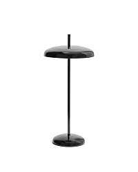 Переносная настольная лампа Porte из черного алюминия