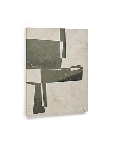 Fida Зеленый абстрактный холст 118 x 94 см