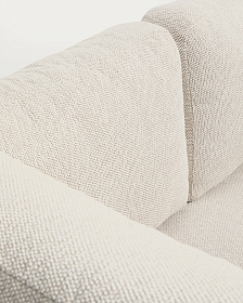 Трехместный диван Nerano из алюминия серо-коричневого цвета, 208 см