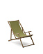 Складное кресло Vilara из акации для улицы салатового цвета