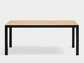 Обеденный стол Alma дуб/черный