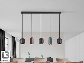 Люстра Nimes 5L разноцветная