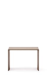 Litto Журнальный столик из шпона ореха с отделкой натурального цвета, 90 x 45 см