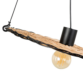 Costas 600 Подвесной светильник черный/ротанг