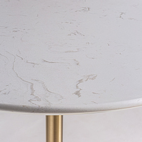 Обеденный стол KELHEIM белый/золотой