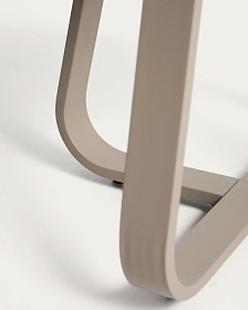 Уличный столик Tamaris из алюминия цвета таупе Ø48 см