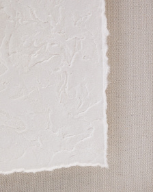 Olvin Абстрактная картина на белой бумаге с рельефным рисунком