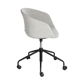Офисный поворотный стул Yvette светло-серый