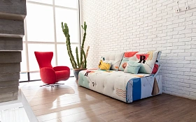 Диван-кровать 3-х местный Indy 194 см Con Motor 