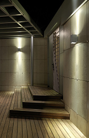 Бра уличное Afrodita Power LED Double Emission 21.6W 3000K ON-OFF Gris 1324lm