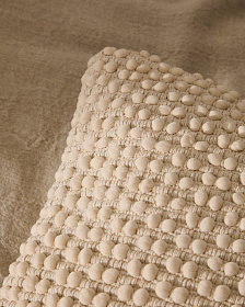 Чехол для подушки Mascarell белый из хлопка 50 x 50 см