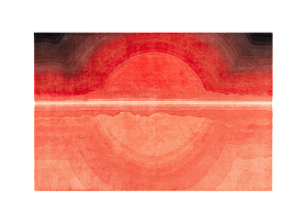 Ковер Sunset красный