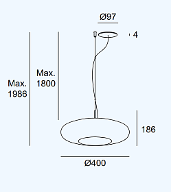 Подвесной светильник Plat Recessed 00-8406-05-15